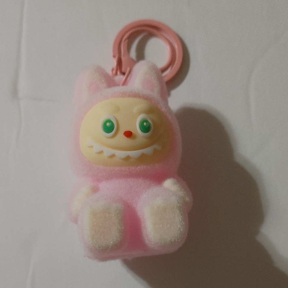 Charming Pink Bunny Keychain
